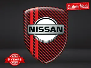 Nissan Emblemas Silicona Personalizados Limitados Estilo Cúpula 